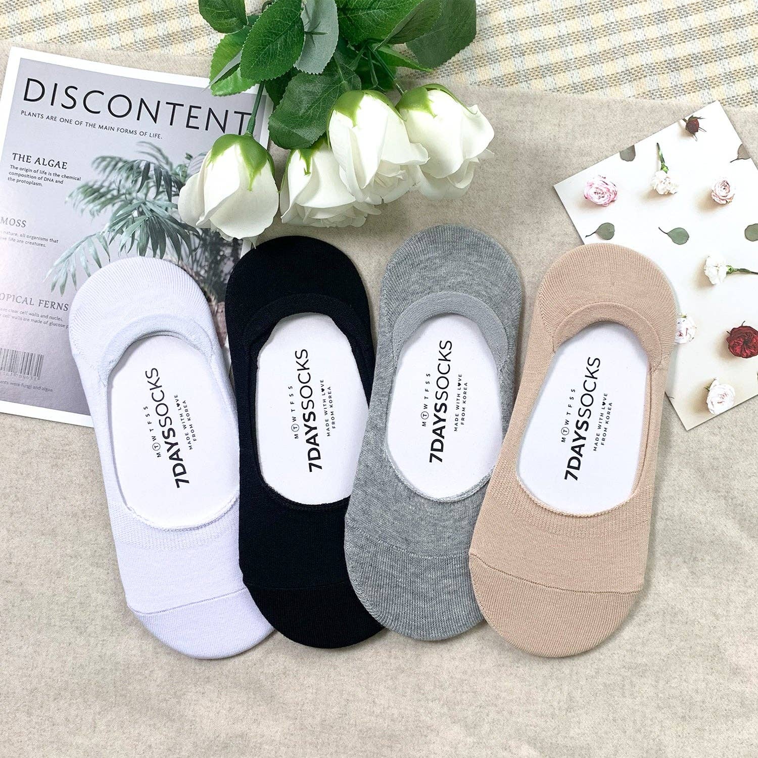 7DAYSSOCKS - Vente Chaussettes – femme - Chaussettes No Show Normal pour femmes4