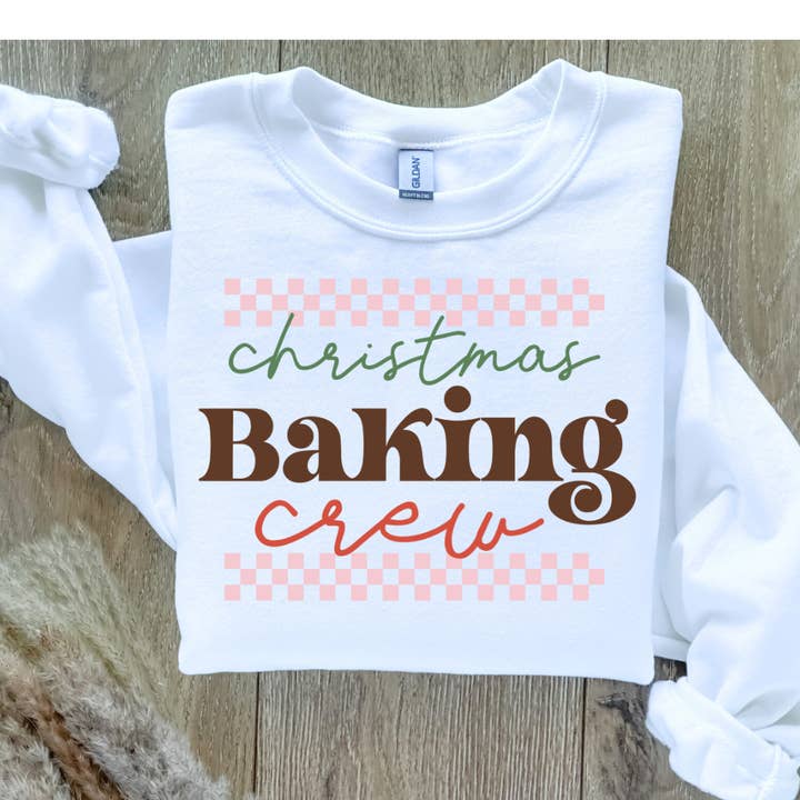 Sweatshirt de Natal Baking Crew por atacado de Londas Trendy Tees