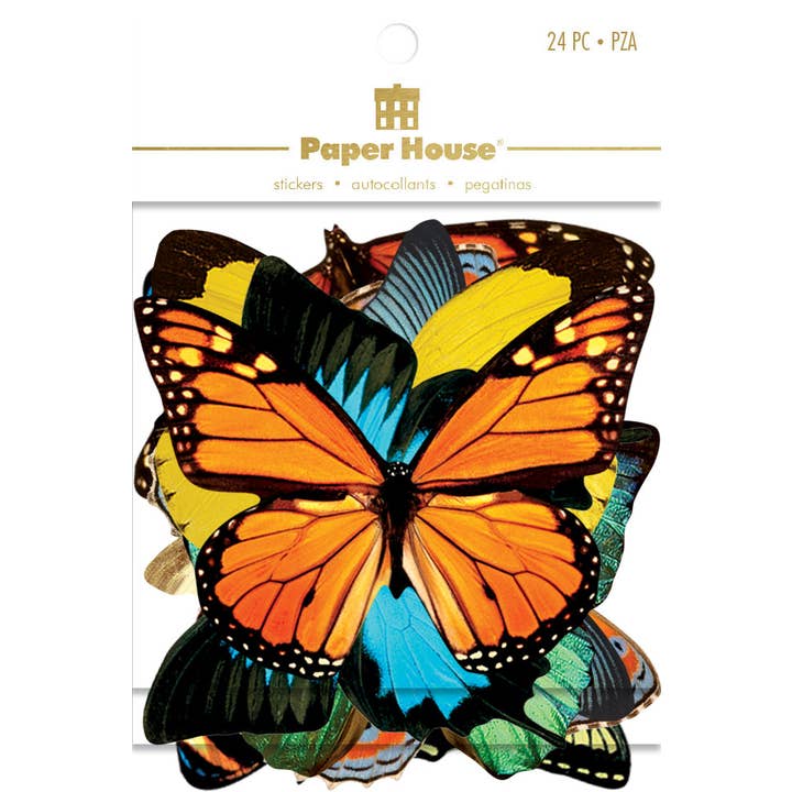 Paper House Productions - Wholesale Sticker - Die Cut Scrapbook Sticker Pack - Butterflies