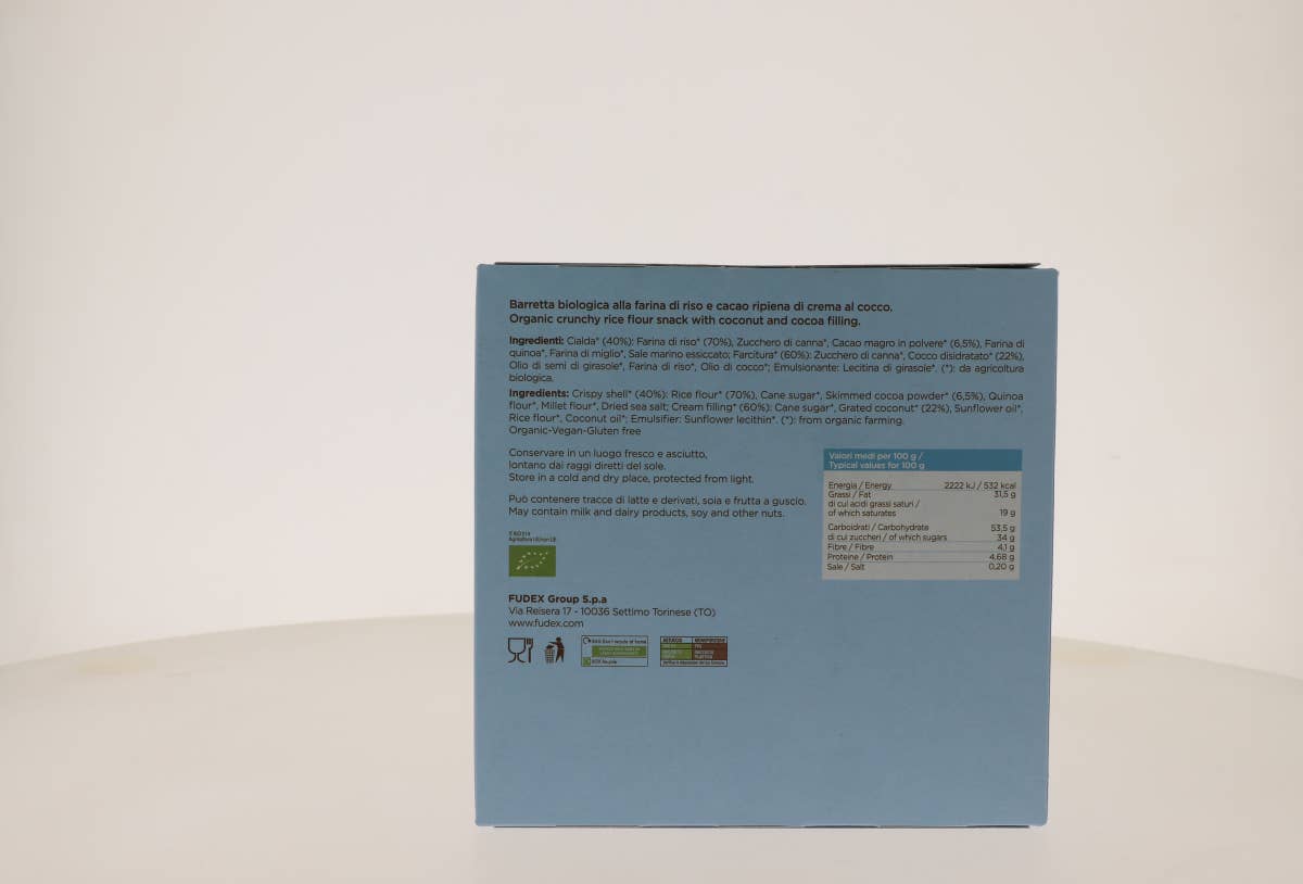 Stella Foods s.r.l. - Wholesale Snack Bar - Crock&Roll Organic Coconut Gluten Free - Multipack (5x25g)2