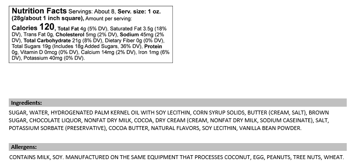 Valley Fudge & Candy - Wholesale Fudge - Chocolate Vanilla Swirl 1/2 lb. Fudge Bar3