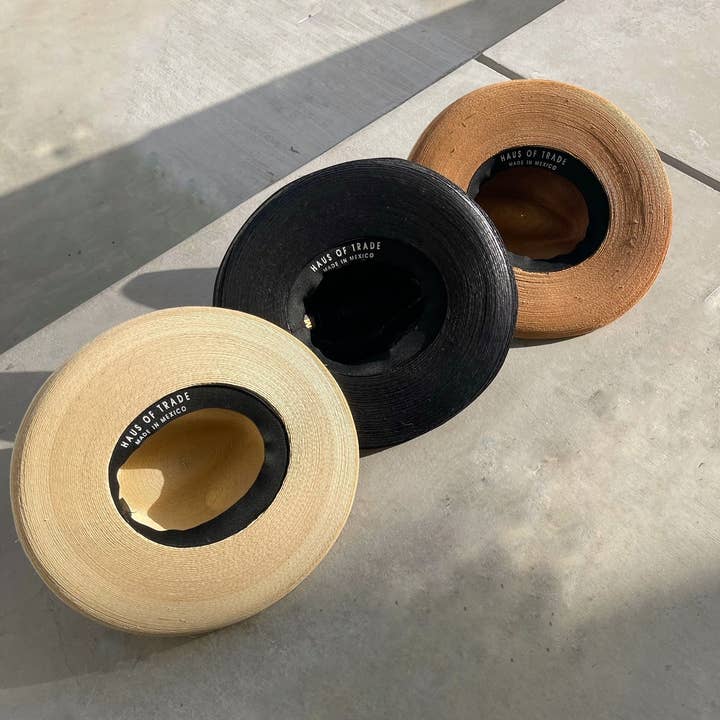 HAUS of TRADE - Wholesale Straw Hat - Women's - The Joshua Pencil Roll Palm Hat6