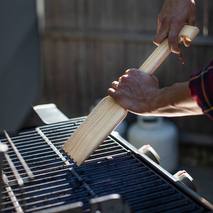 Parawood Hardwood BBQ Grill Scraper w/ Bottle Opener - Core for wholesale on Faire12