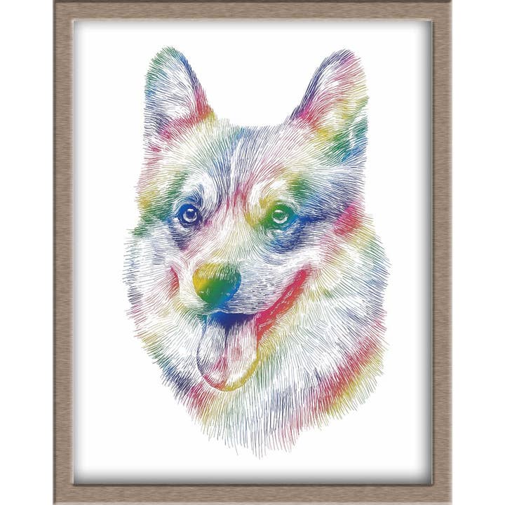 JoyousJoyfulJoyness - Wholesale Art Print - Corgi Foiled Art Print6