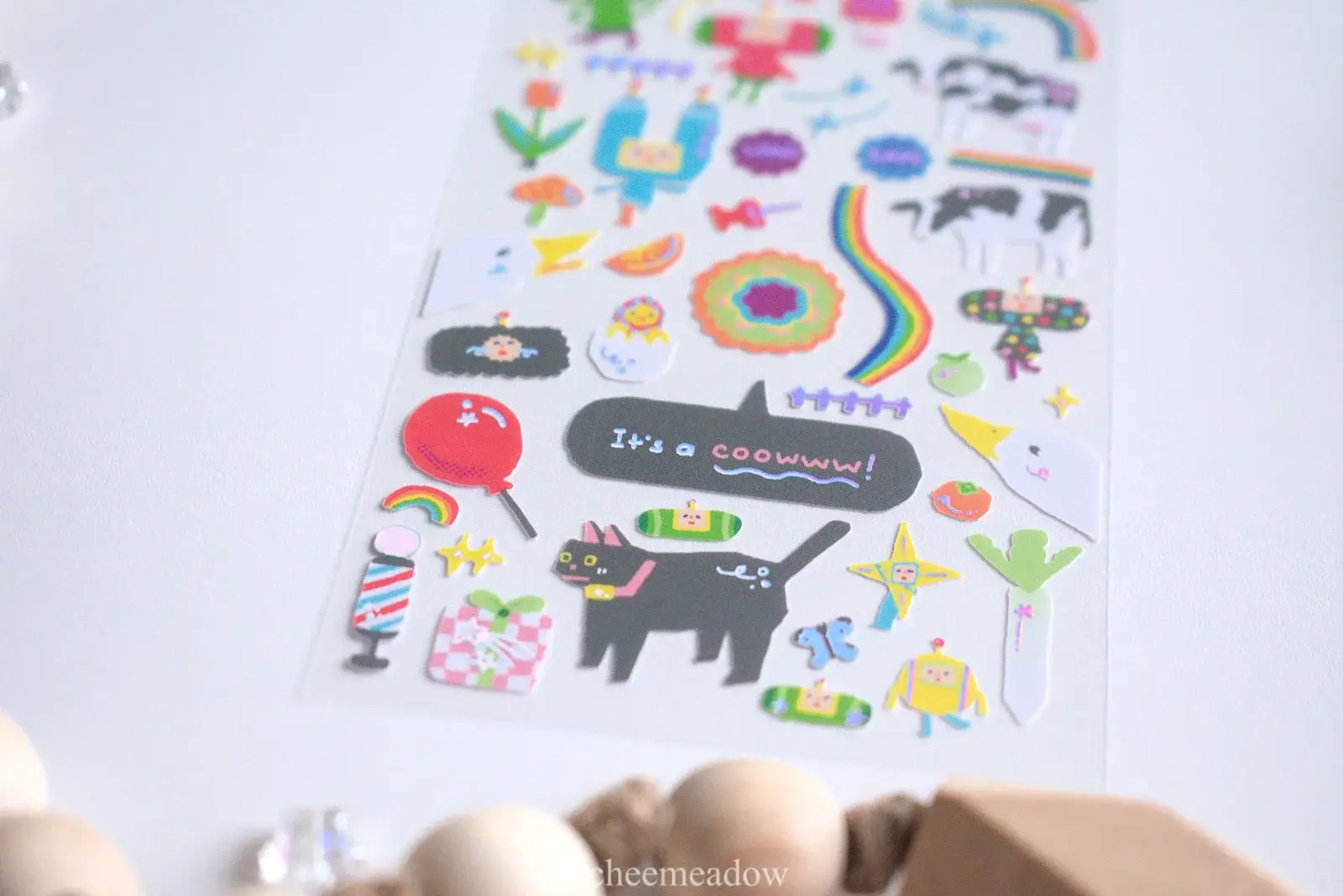 Lycheemeadow - Wholesale Sticker - I Can See the Cosmos Holographic Sticker Sheet1
