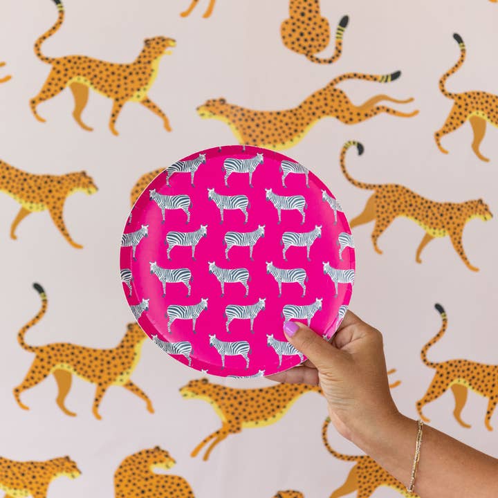 Jollity & Co. + Daydream Society - Wholesale Disposable Plate - Jungle Animals Dessert Plates