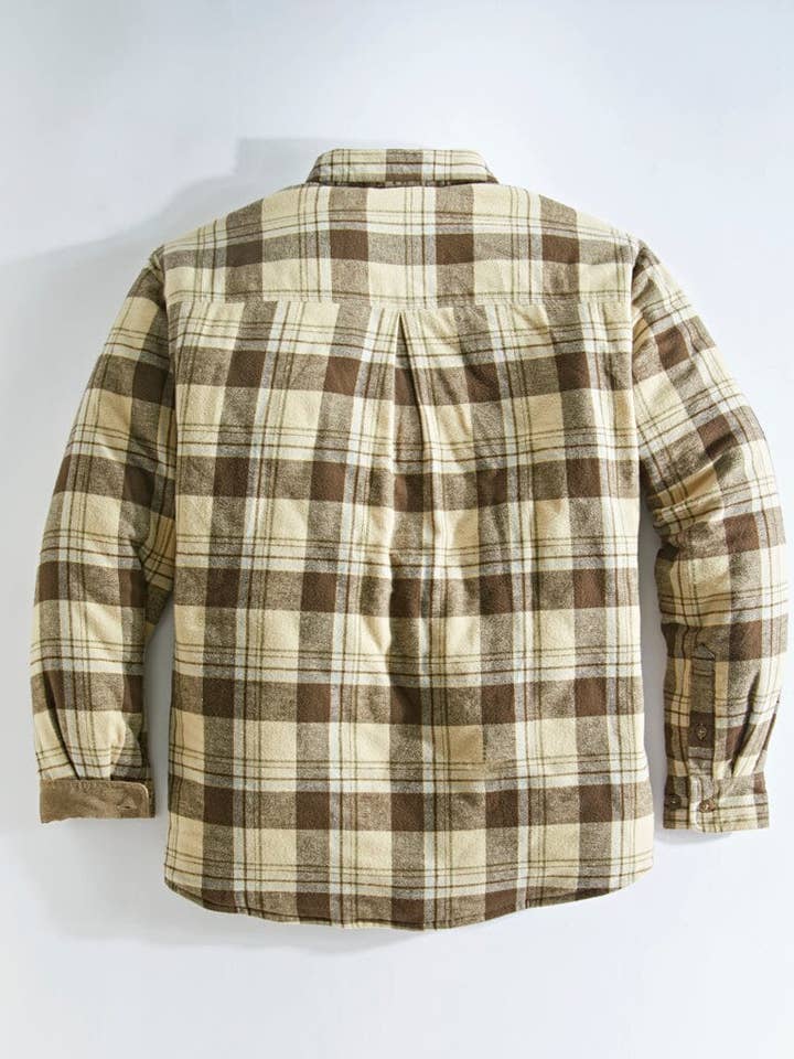 Venado - Wholesale Shirt Jacket/Shacket - Men's - Quilt Lined Brushed Flannel Shirt Jacket23