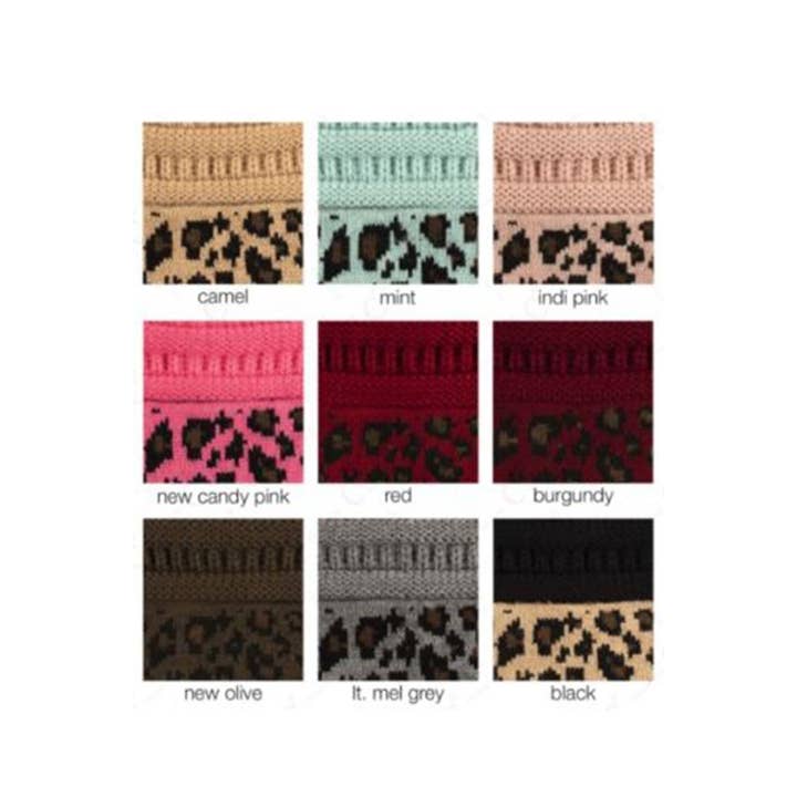 Suzie Q USA – wholesale Mössa - Dam – CC Leopard mönster svans mössa