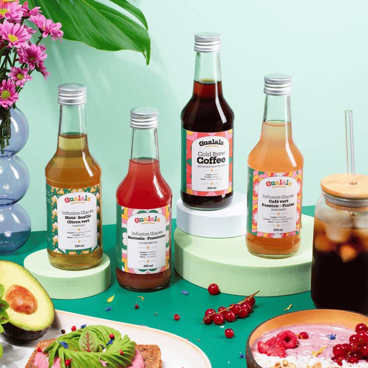 GUALALA - Wholesale IJsthee - MATTE INFUSIE MET IJS - BASILICUM - LIMOEN