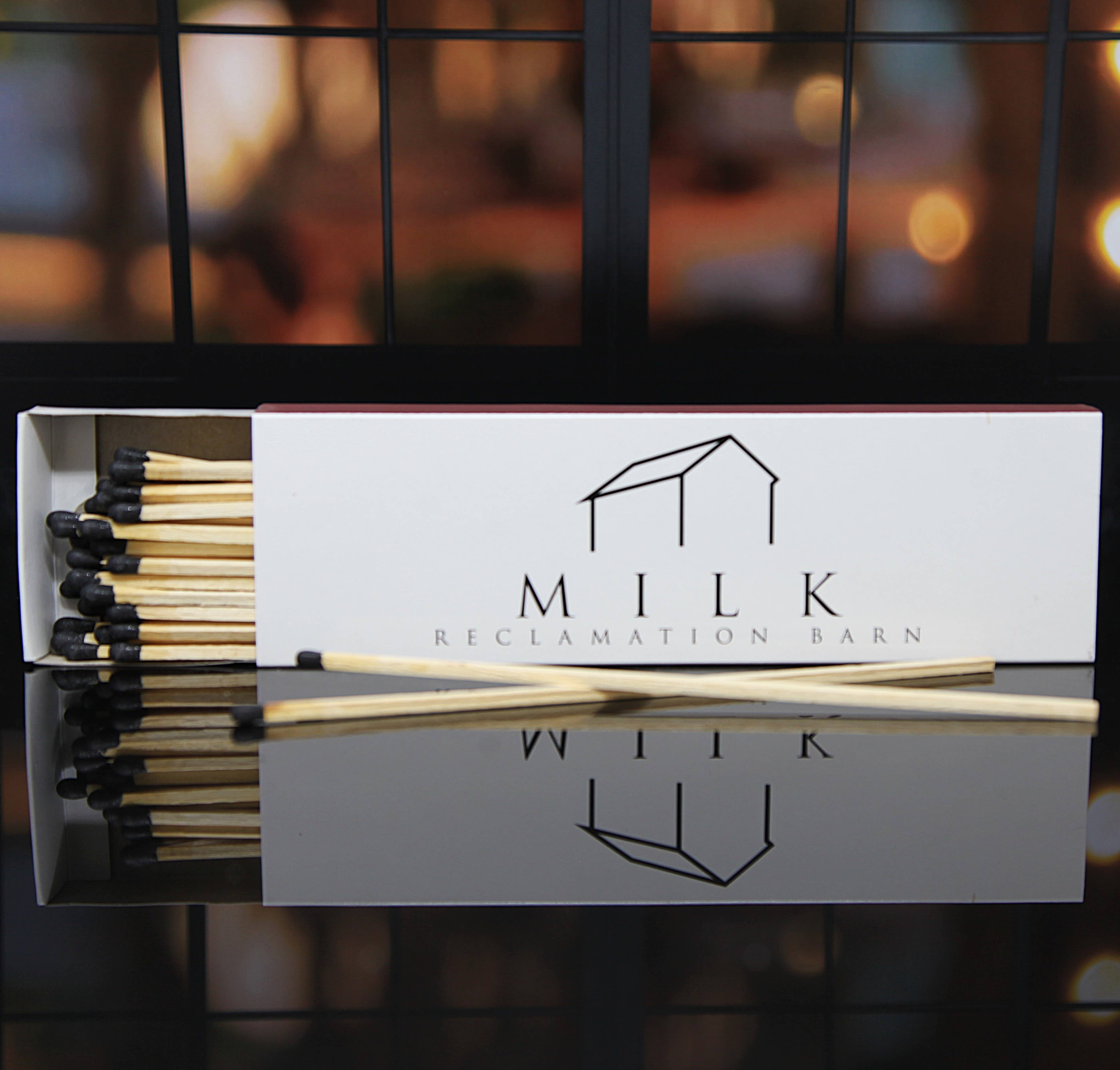 Milk Reclamation Barn - Wholesale Matches - Box of Matches - 8" long matches5