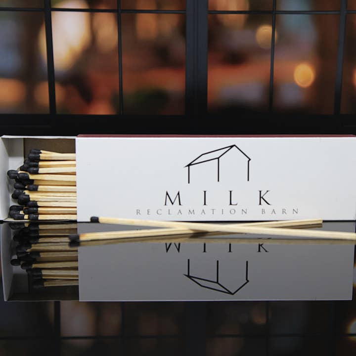 Milk Reclamation Barn - Wholesale Matches - Box of Matches - 8" long matches5