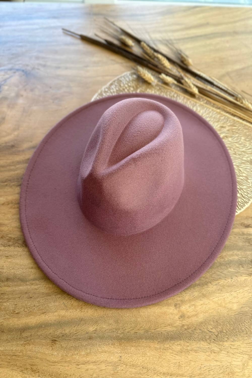 One and Only Accessories - Wholesale Fedora - Women's - Best seller Fashion Classic Wide Brim Felt Hat New Color28