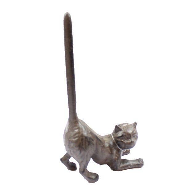 Hampton Nautical - Vente Porte-serviettes en papier - Porte-essuie-tout en fonte pour chat 10"