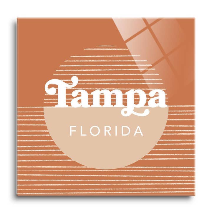 Vintage Groove Half Circle Lines Florida Tampa for wholesale by Love Local