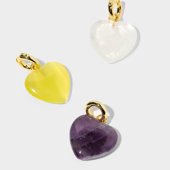 Allie + Bess - Wholesale Individual Charm/Pendant - Crush Heart Charm