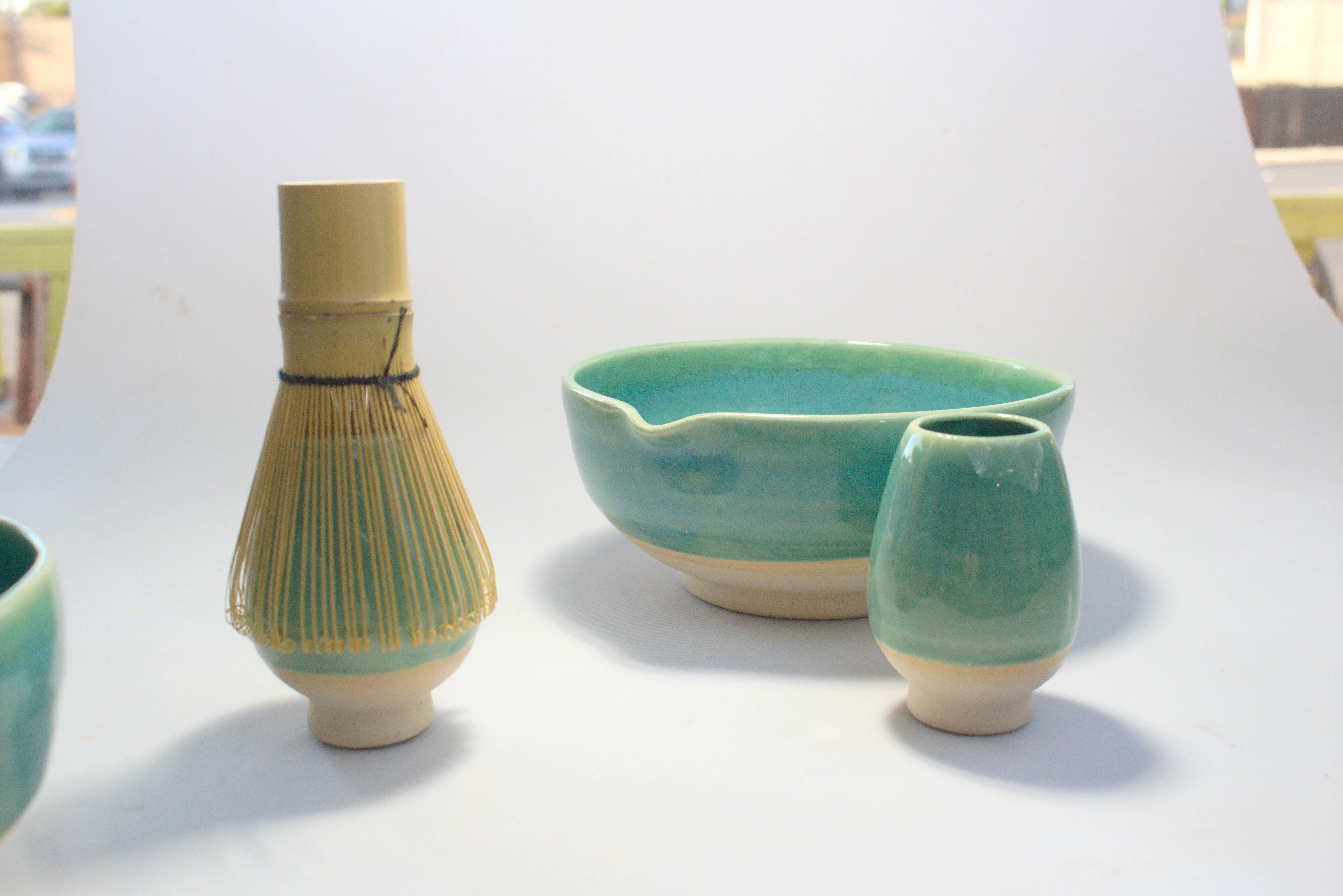 Ceramic Heights - Wholesale Match Holder - Whisk holder in Pink or Green6