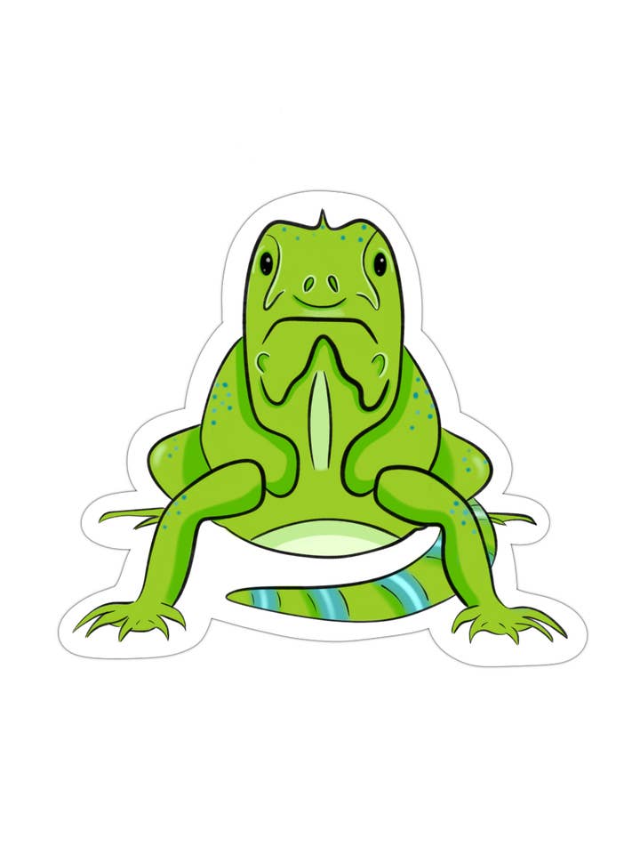 Sticker leguaan voor wholesale door Caroline Reece Designs