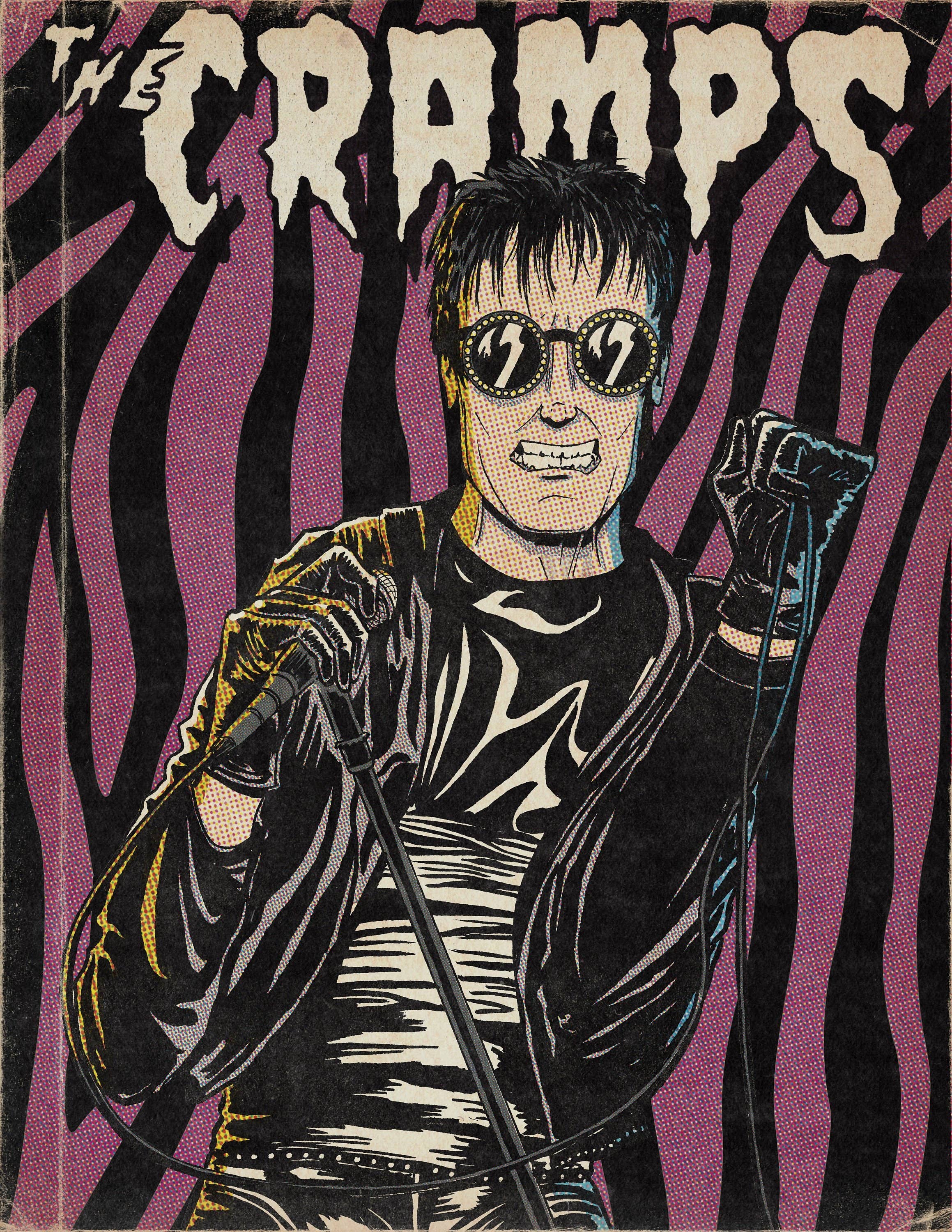 Ryan Stanley Artwork - Wholesale Art Print - Print (8.5x11) Lux Interior - The Cramps0