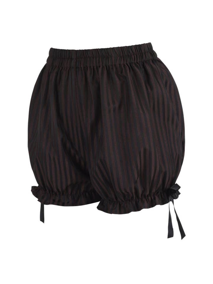 Daisy Corsets - Wholesale Underwear - Women's - Black/Brown Stripe Brocade Bloomers1