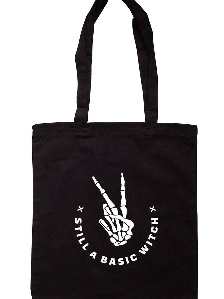 Nog steeds een basic heks draagtas A0142 voor wholesale door Illustrated Identity