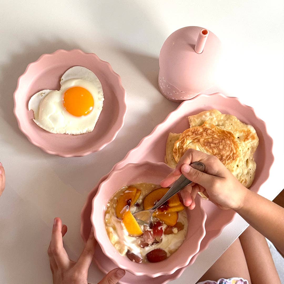 Chino Club - Wholesale Bowl - Pink Fruits Wavy Edge Silicone Bowl4