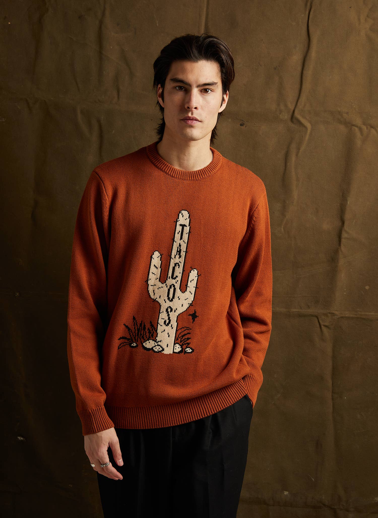 Pyknic - Wholesale Knit Sweater - Unisex - Cactus Tacos Knit Sweater - Unisex1