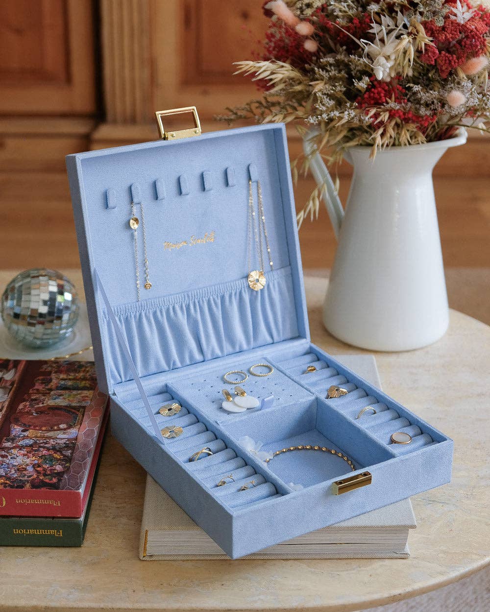 Maison Scarlett – wholesale Smyckeskrin och organisatörer – Anne sammet smyckeskrin9