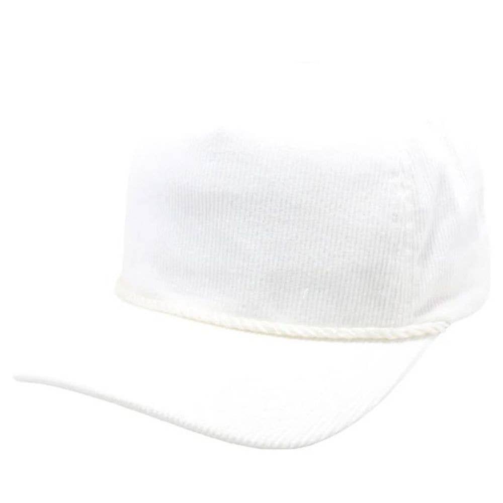 DOBBI - Wholesale Baseball Cap - Women's - Five Panel Corduroy Unstructured Rope4