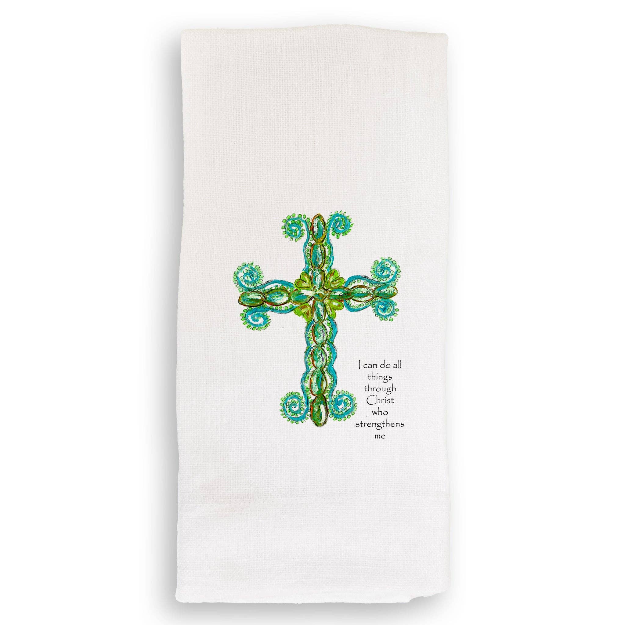 French Graffiti - Vendita all'ingrosso Strofinacci - Croce verde2