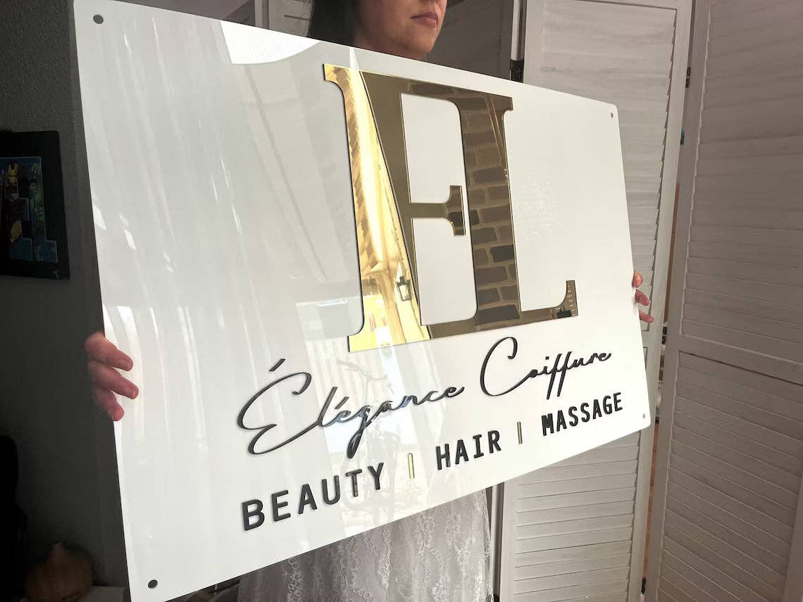 Lasartify - Wholesale Wall Sign - Rectangle Business sign8