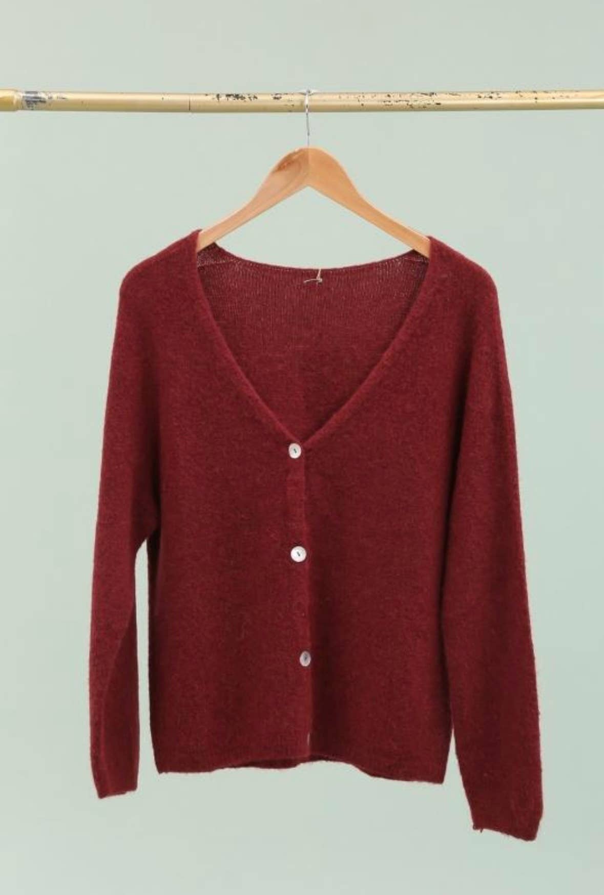 LÉA & LUC – wholesale Cardigan – Women’s – ALPACA V-neck cardigan REF 102618