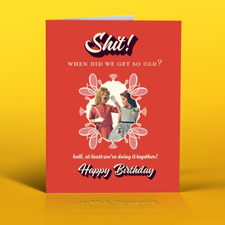 OffensiveDelightful - Wholesale Birthday Card - TOGETHER GIRLS birthday card
