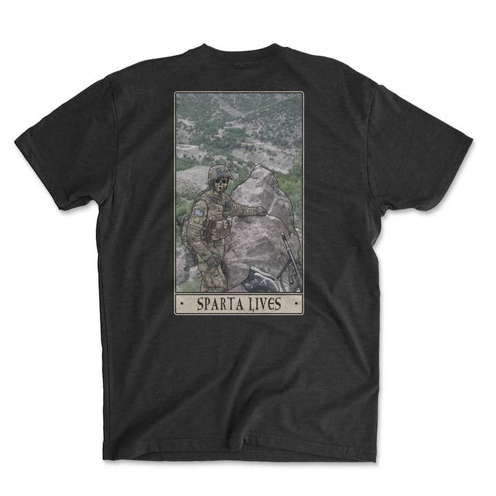 Sparta Lives T-shirt for engroshandel hos Platoon Daddy LLC