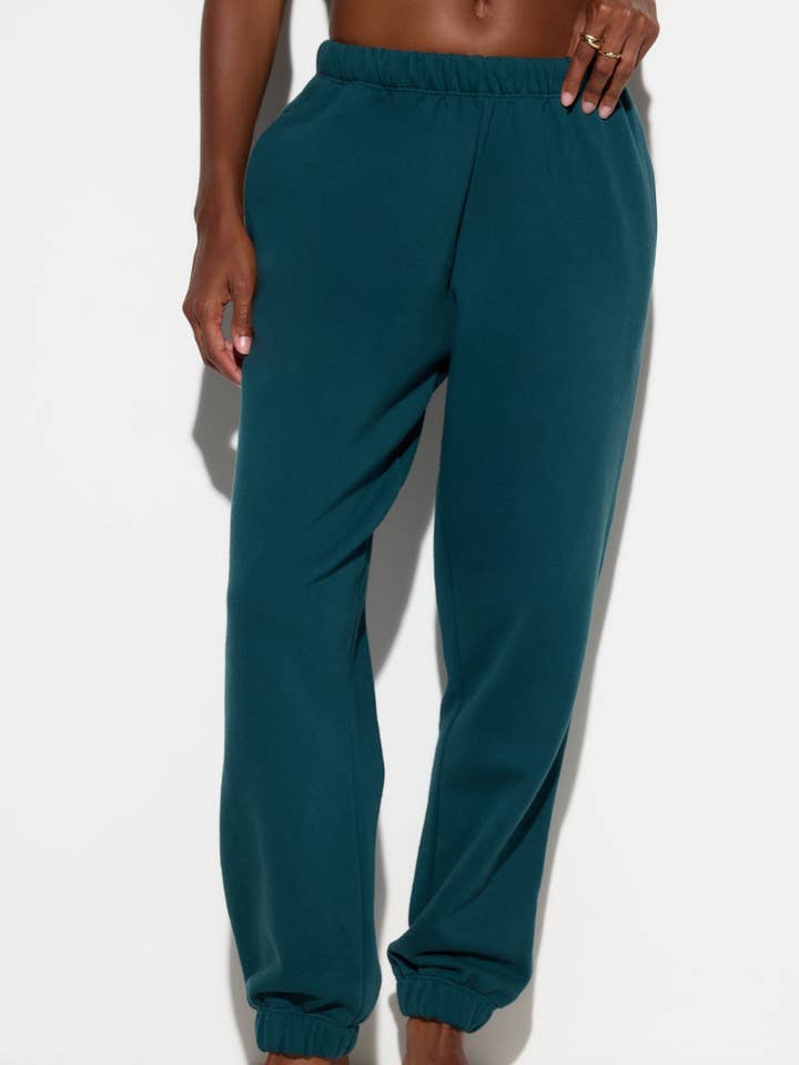 MIDNIGHT TEAL Balance Portia Sweatpant for wholesale on Faire0