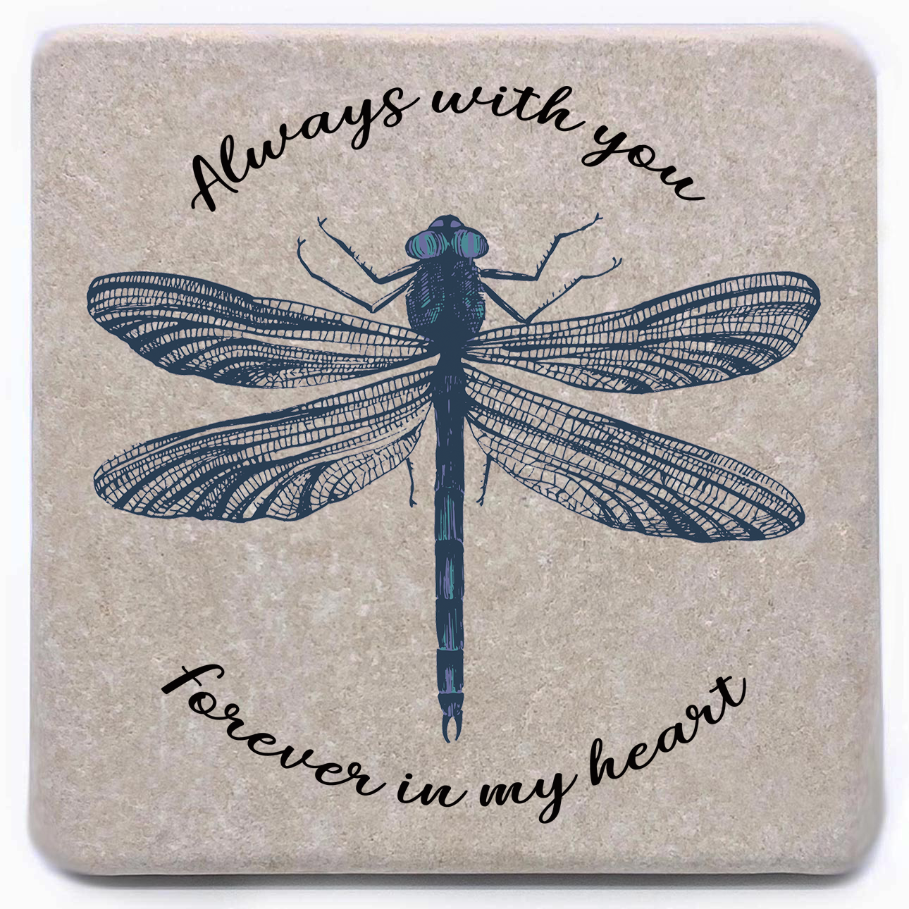 Noomoon - Wholesale Magnet - Dragonfly Always with You or Dragonflies Appear Stone Magnet0