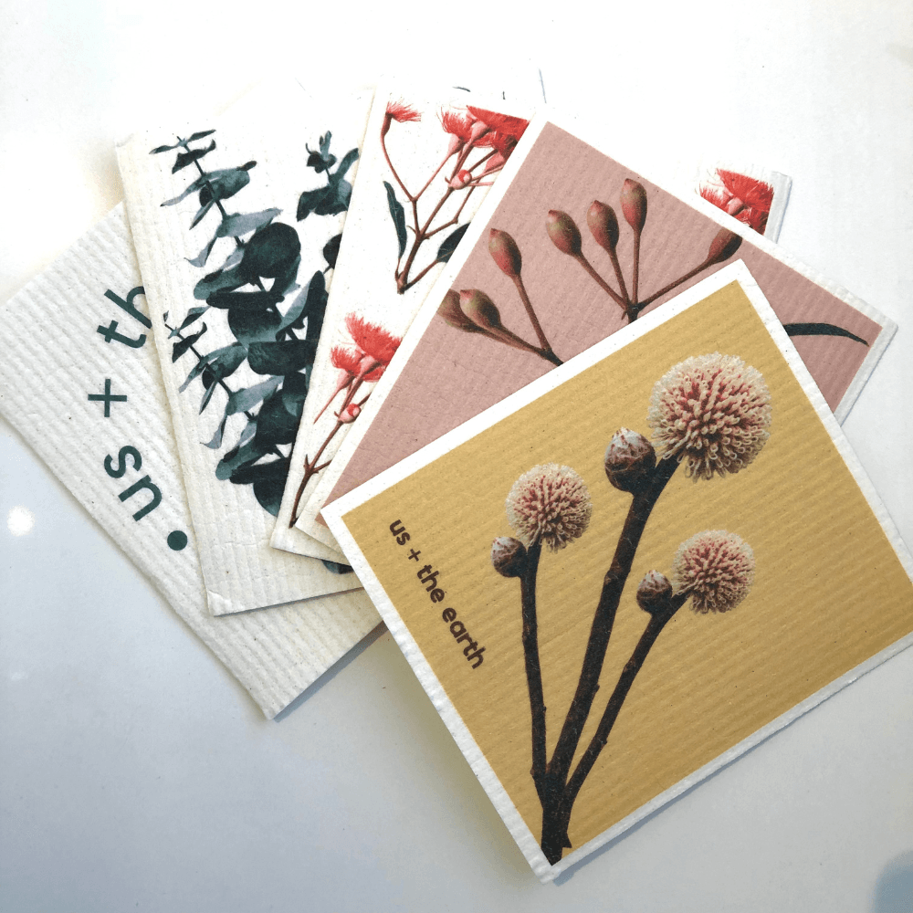 Us and The Earth - Wholesale Dishcloth - Washable Swedish Sponges - Set of 57