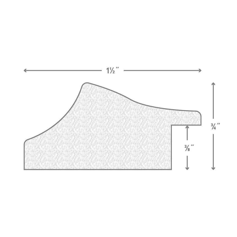 Craig Frames - Wholesale Picture Frame - 11x14 Picture Frame, Verandah 203 Vintage Gold, Assembled1