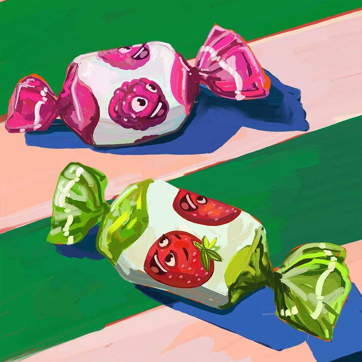 Oreiller Douceurs Oreiller Baies Préférées Art Imprimé pour la vente par Diedododa