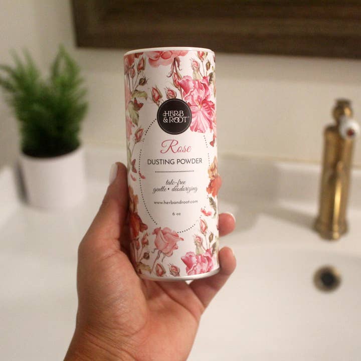 Herb & Root - Wholesale Body/Talcum Powder - Rose Dusting Powder- Oprah's Favorite Things5