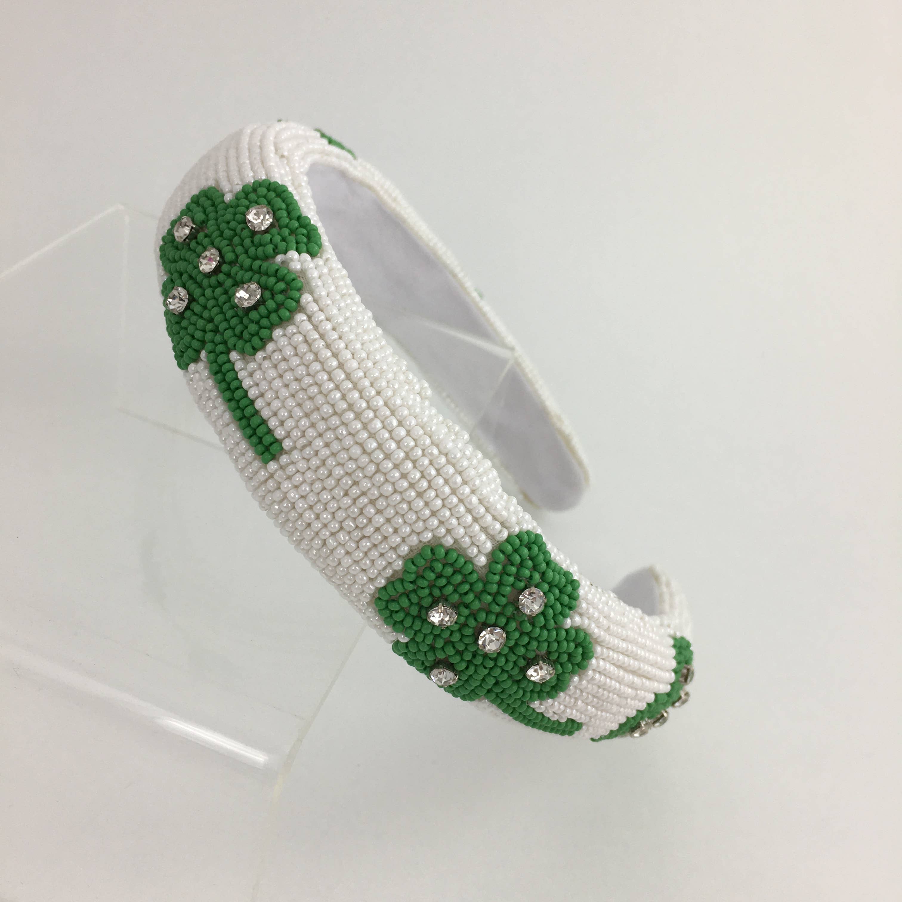 SongLily - Wholesale Fashion Headband - Women's - Beaded Shamrock Headband0