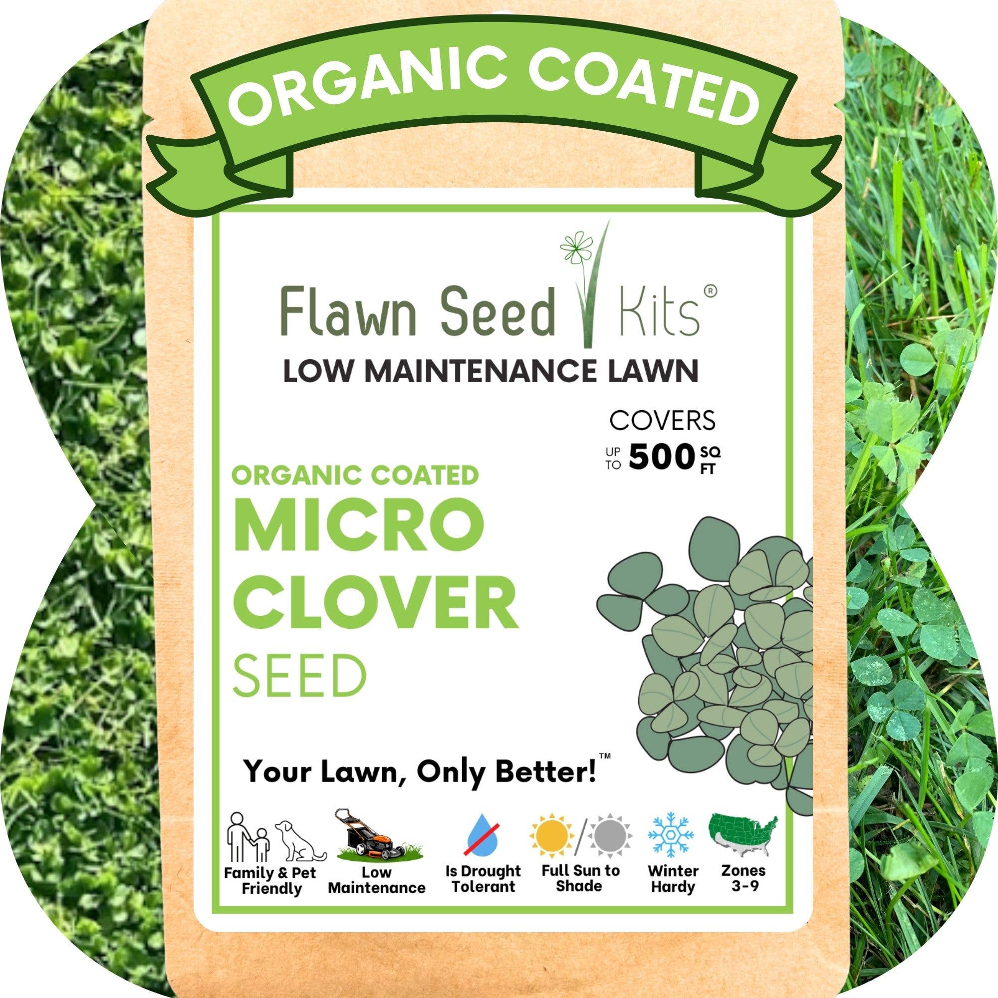 Flawn Seed Kits - Wholesale Plant Seeds - Micro Clover Seed Pouches5