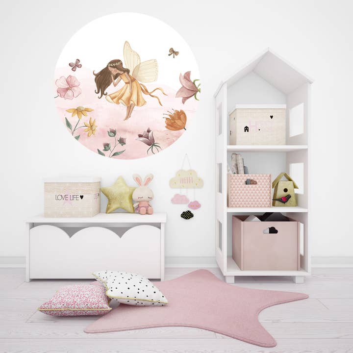 Baggrund Circle - FLOWER FAIRY - Piger for engroshandel hos Walloha