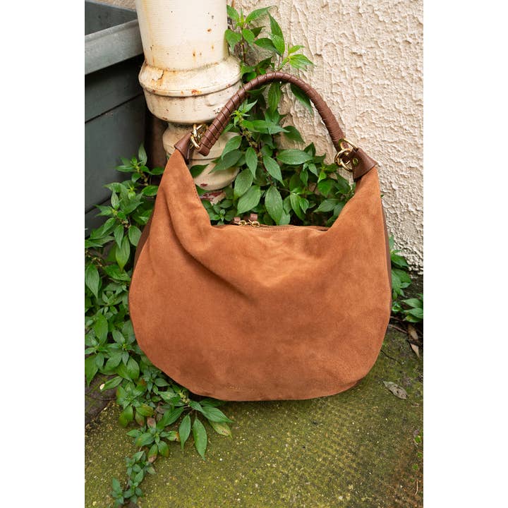 Cherry Paris - Wholesale Shoulder Bag - Women's - NADINE SUEDE Bag - 416529