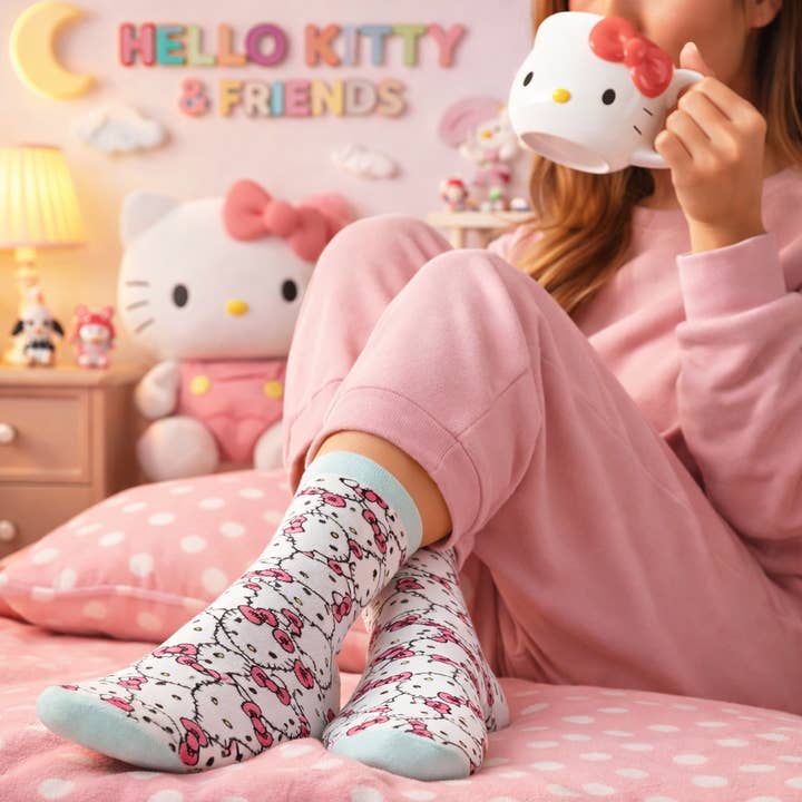 Sanrio Hello Kitty - Conjunto de Caneca e Meias por atacado de Mad Monkey GmbH