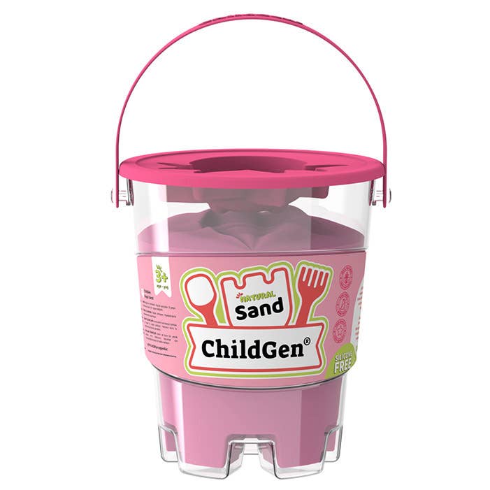 Rosa färgad sand med formar 100% naturlig 2+ för wholesale av Idea Gioconda