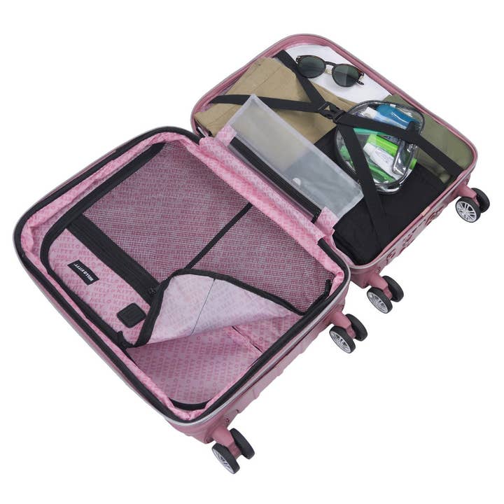FUL Luggage (Concept One) - Wholesale Luggage - Hello Kitty Portrait & Bows 22.5" Carry-on Luggage Spinner S
