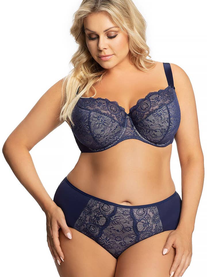 navy Semi-Soft Model 172152 Gorsenia Lingerie for wholesale on Faire1