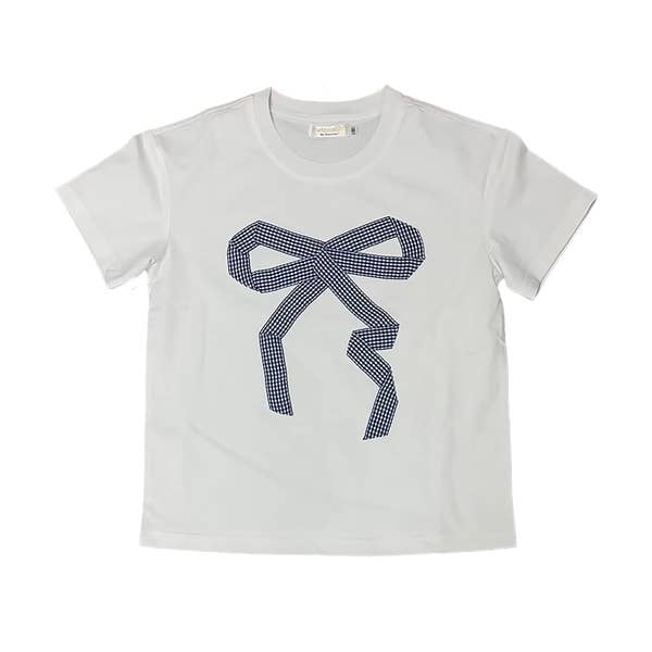 Tweenstyle by Stoopher - Gingham Bow Tee for wholesale by Tweenstyle By Stoopher