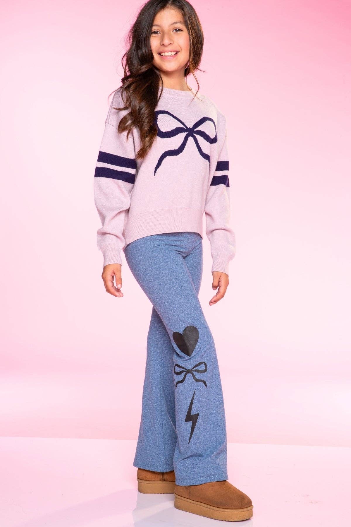 PixieLane – Großhandel Fashion-Leggings – Kinder – Einfach weiche Luxe-Schlaghose.26