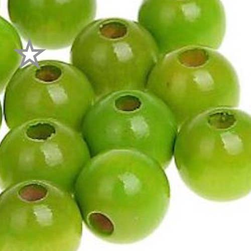 Apple Wood Beads 12mm Pack of 500 for wholesale by Kids and Crea